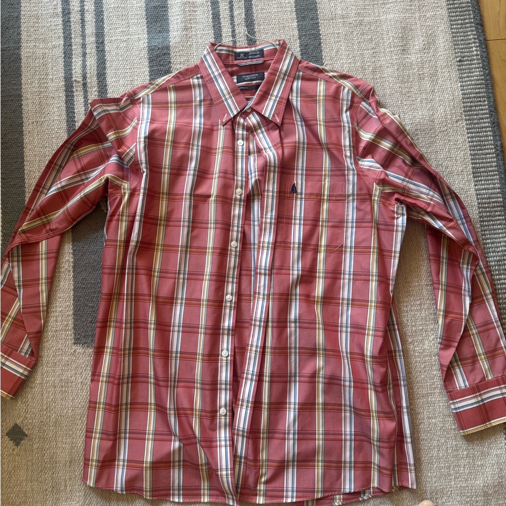Red Plaid Men's Shirt